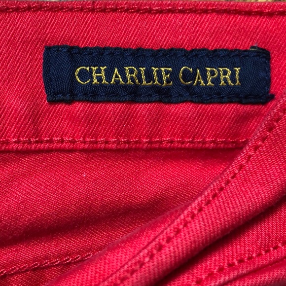 Lucky Jeans - Capri size 6 red - Picture 4 of 5